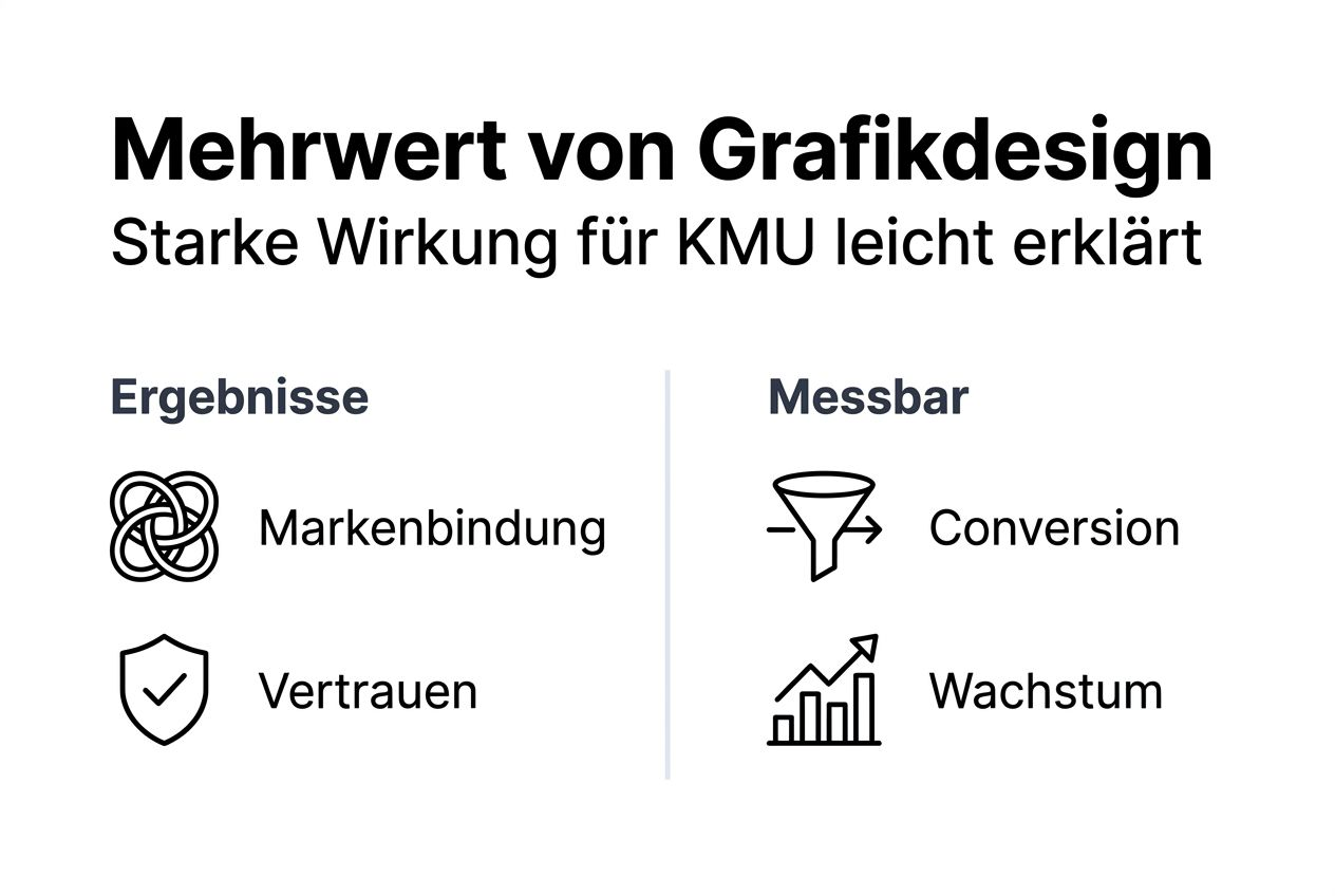 Infografik: Warum professionelles Grafikdesign für kleine und mittlere Unternehmen unverzichtbar ist