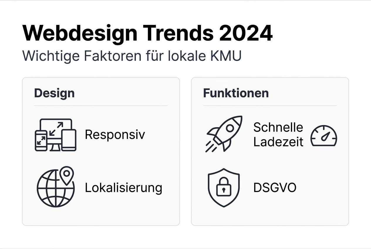 Übersicht: Aktuelle Webdesign-Trends für kleine und mittelständische Unternehmen