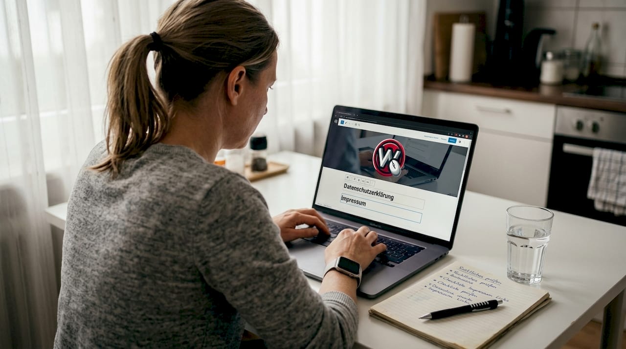 Die Büroleiterin ist für die Aktualisierung des Impressums und der Datenschutzseite verantwortlich.