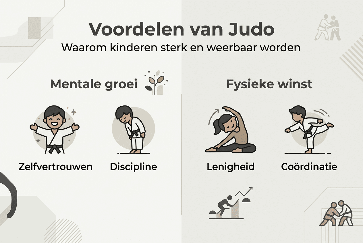 Infographic: Waarom judo zo goed is voor kinderen