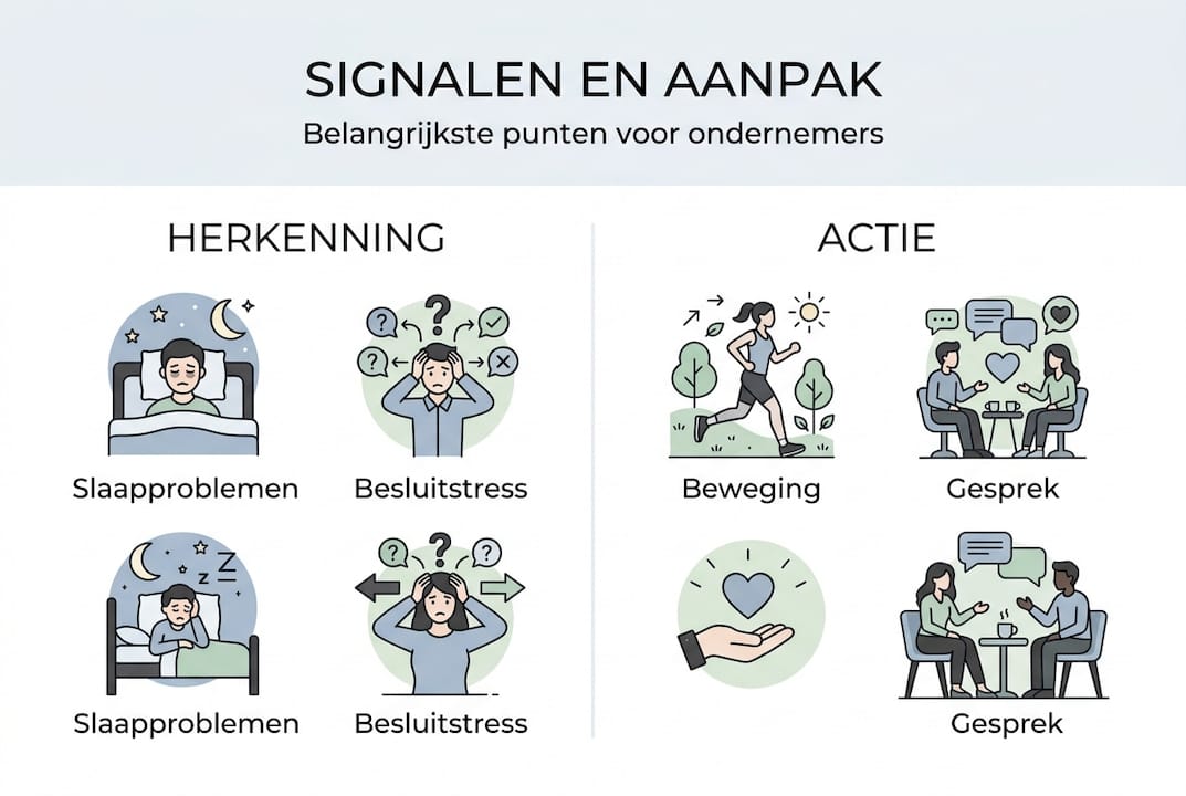 Infographic: Hoe herken je dat je mentaal vastloopt en wat kun je eraan doen?