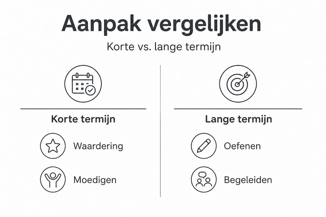 Infographic: zelfvertrouwen versterken – direct aan de slag én bouwen voor de toekomst