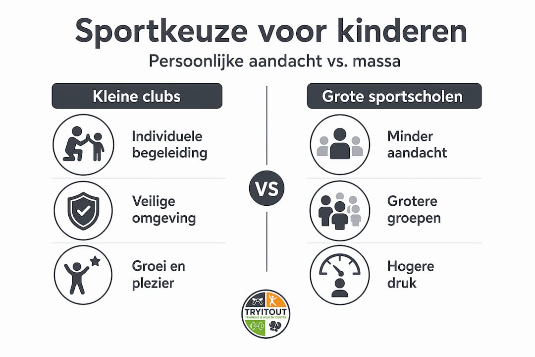 Overzicht: vergelijking van sportverenigingen voor kinderen