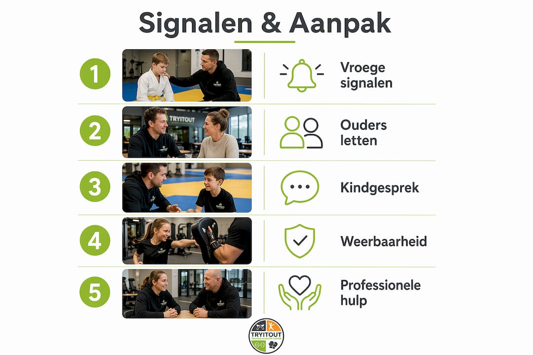 Infographic: Zo herken en pak je pestgedrag stap voor stap aan