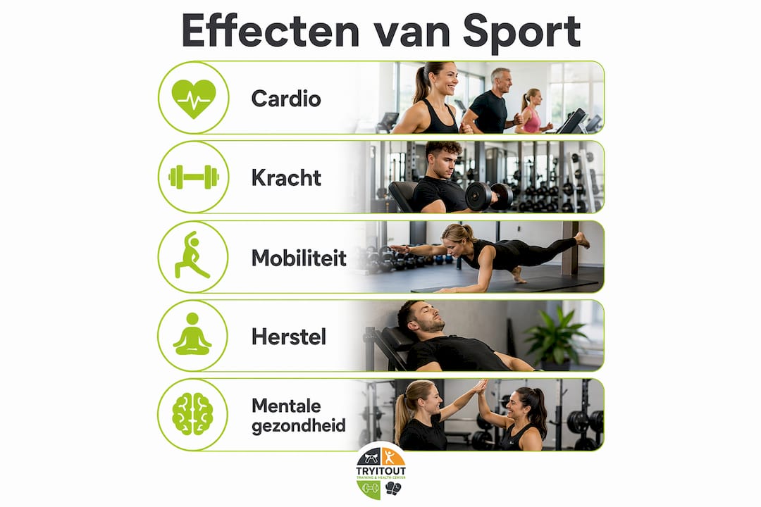 Overzicht: zo beïnvloedt sport je lichaam én geest