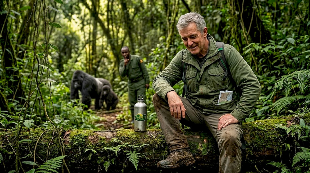 Gorilla trekking in Uganda’s misty rainforest