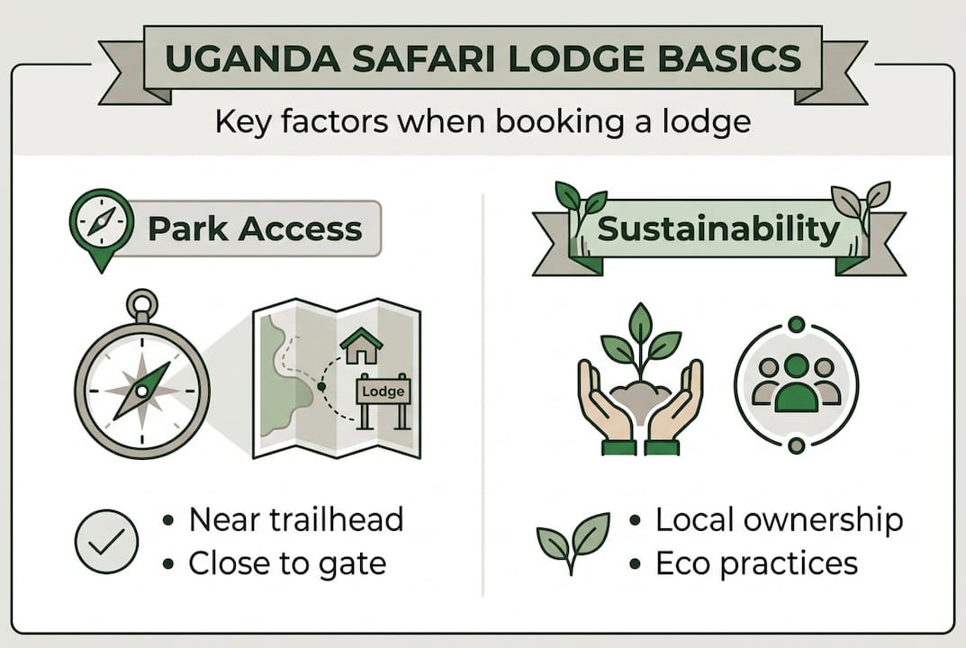 Infographic on lodge booking factors