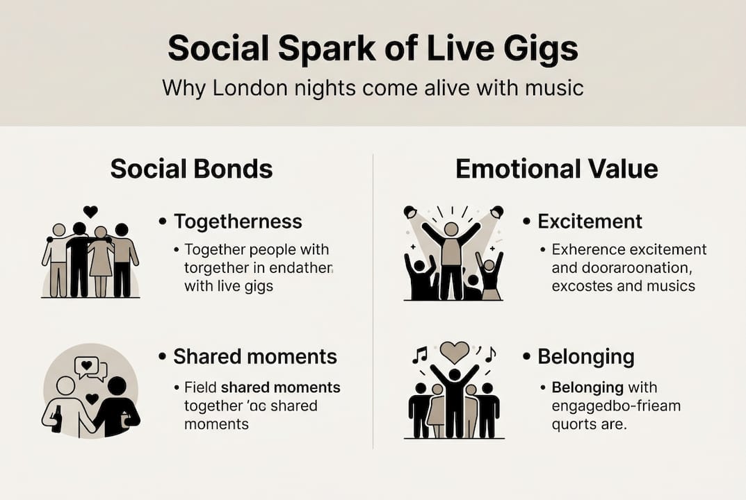 Infographic on live music’s social and emotional value