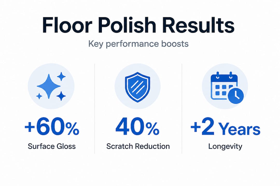 Infographic showing engineered wood floor performance stats