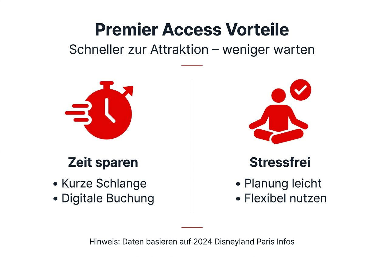 Infografik: Die wichtigsten Vorteile von Premier Access auf einen Blick