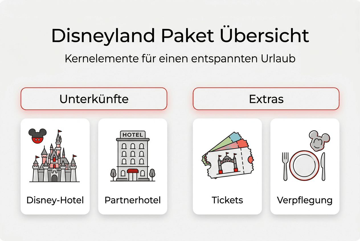 Übersicht: Was ist im Disneyland-Paket alles dabei?