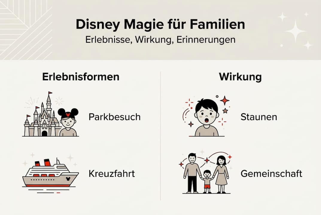 Disney-Magie: Eine Infografik über unvergessliche Erlebnisse und ihre Wirkung