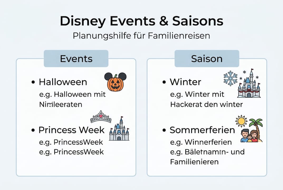 Disney Highlights: Alle Veranstaltungen und Saison-Specials auf einen Blick