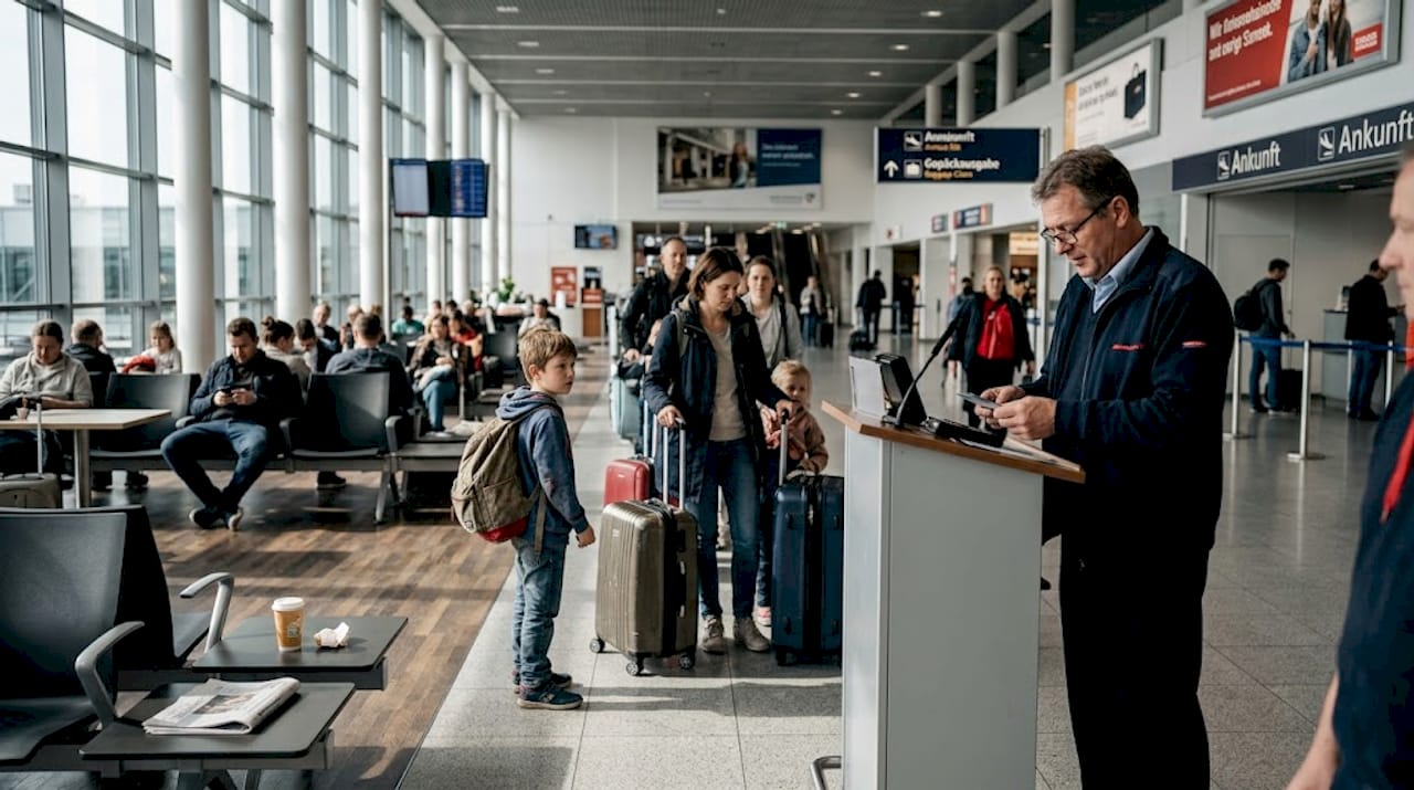 Zugang für Busfahrer und Familien am Shuttleeinstieg