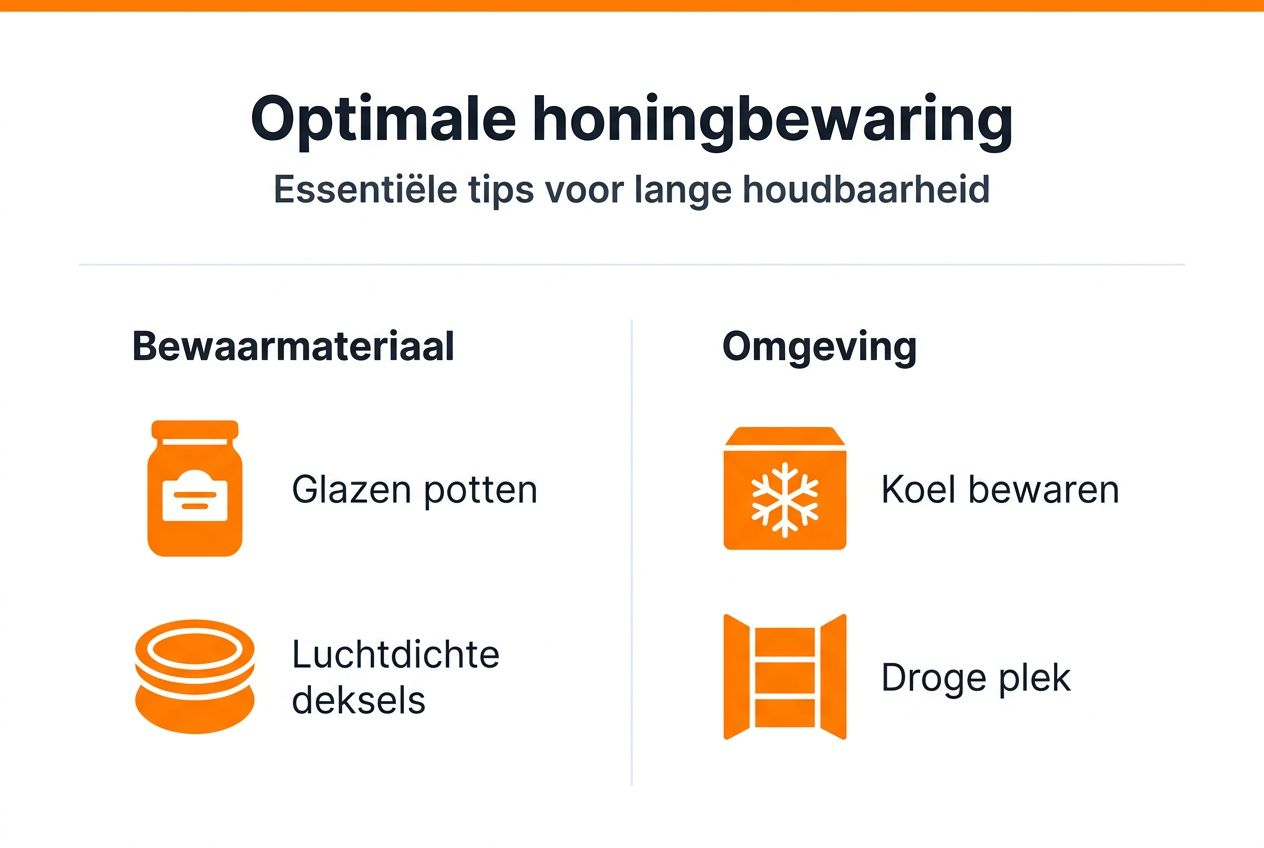 Infographic: Zo bewaar je honing het beste