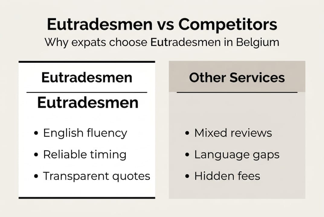 Infographic showing Eutradesmen advantages over competitors