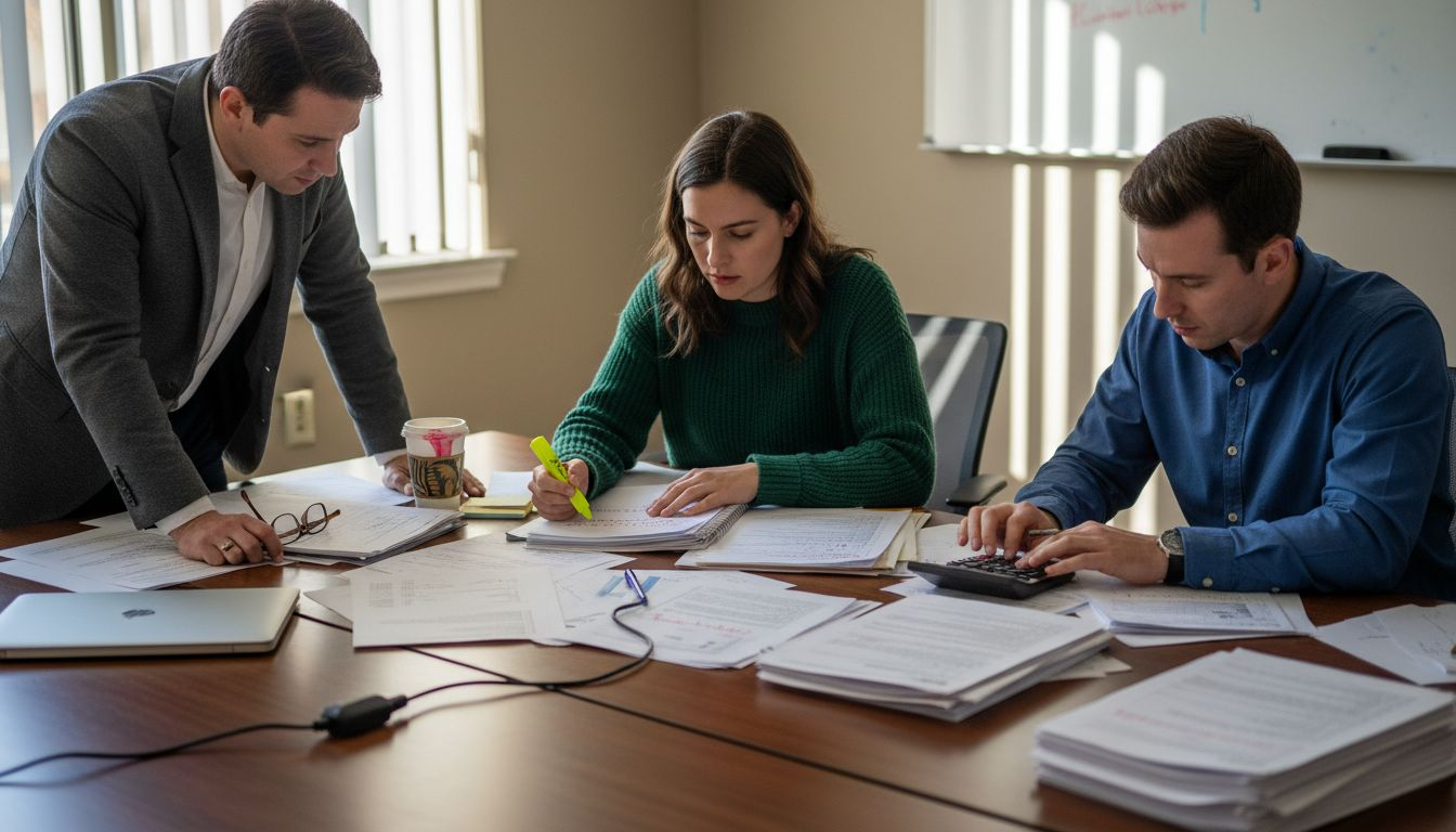 Audit team reviews iGaming fraud reduction reports