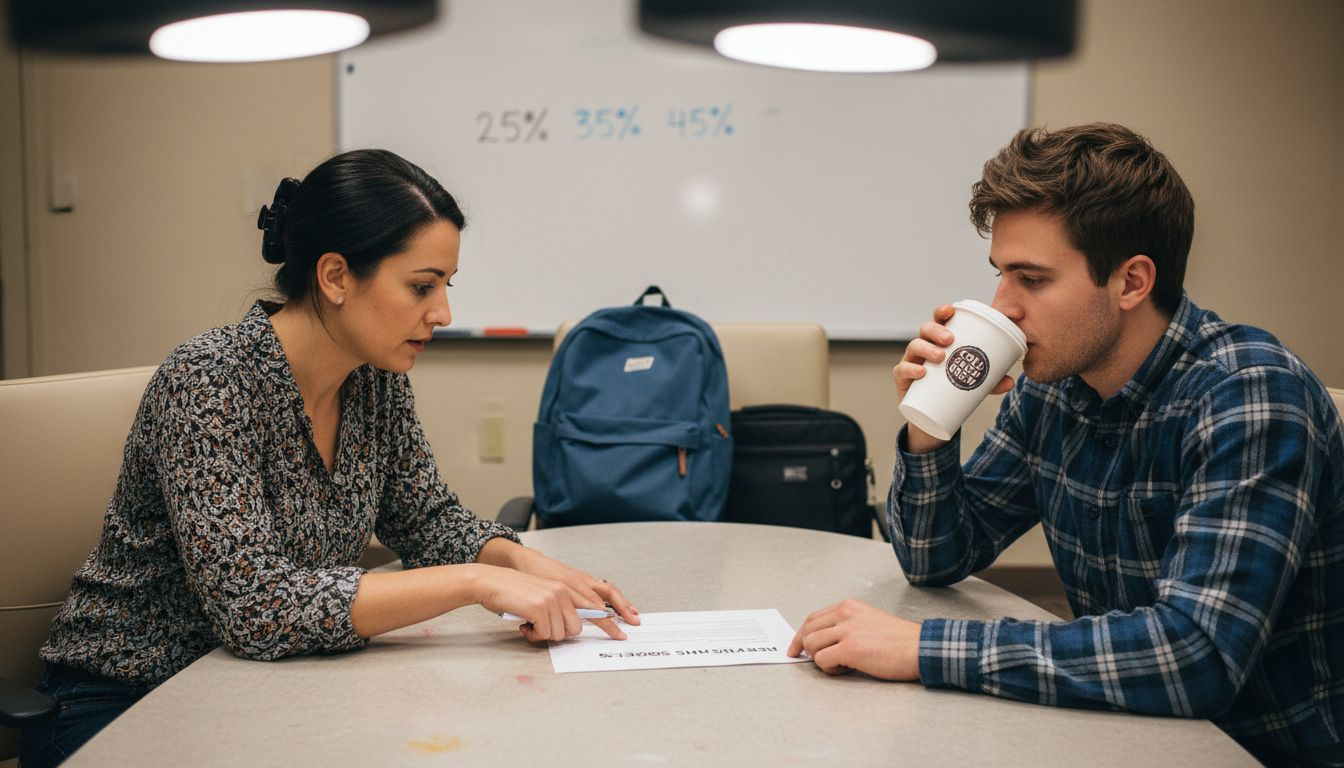 Team discussion about revenue share models