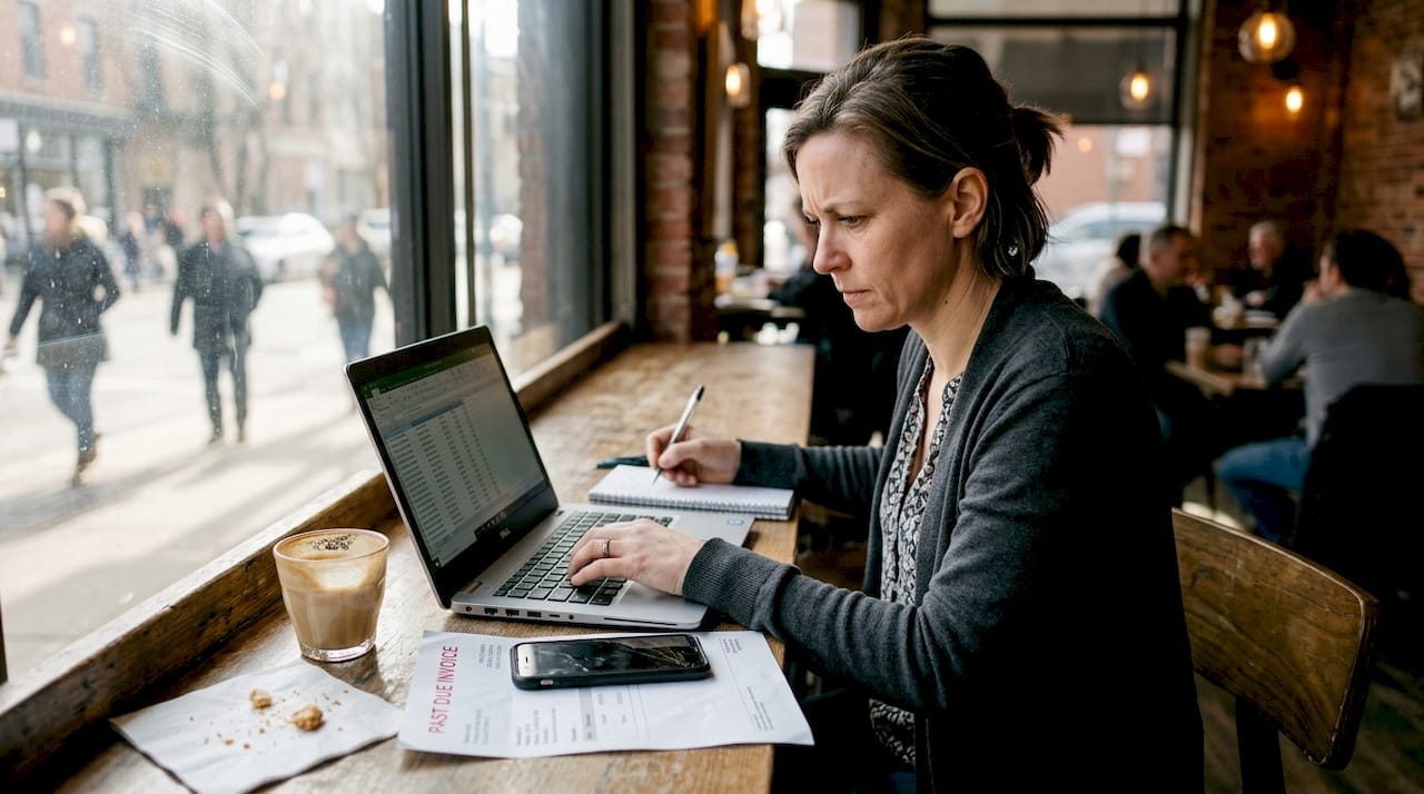 Affiliate manager checking igaming payment records