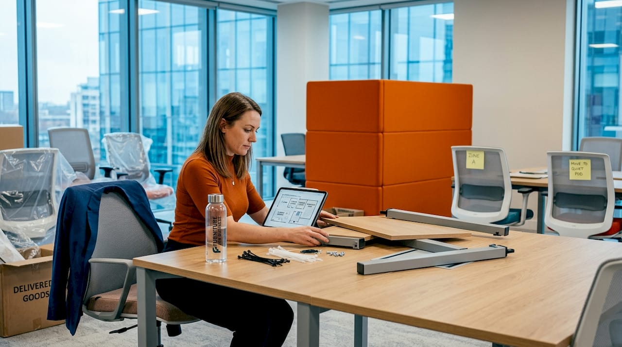 Workspace coordinator planning agile office zones