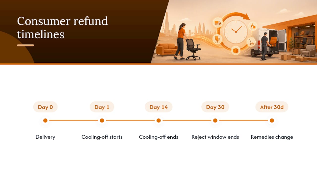 Timeline of UK consumer statutory return rights