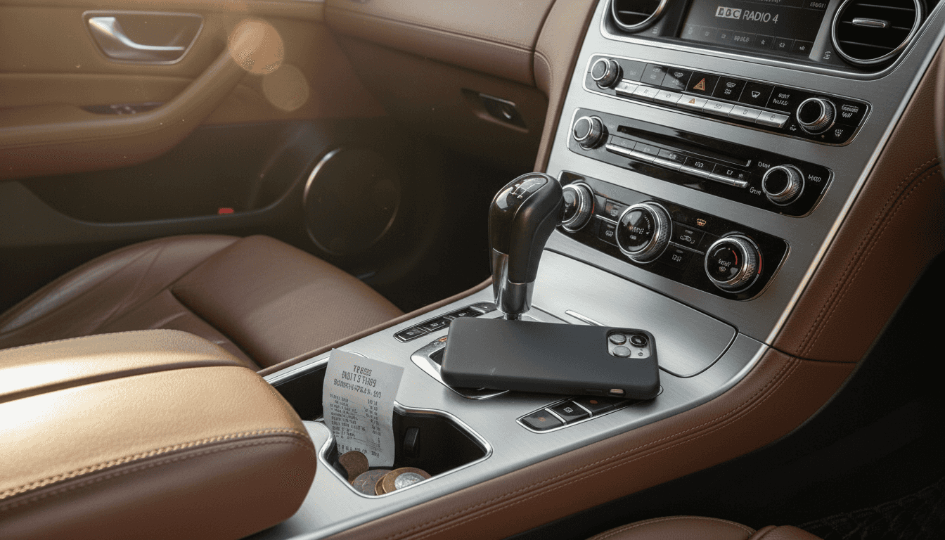 Phone case matching car interior materials