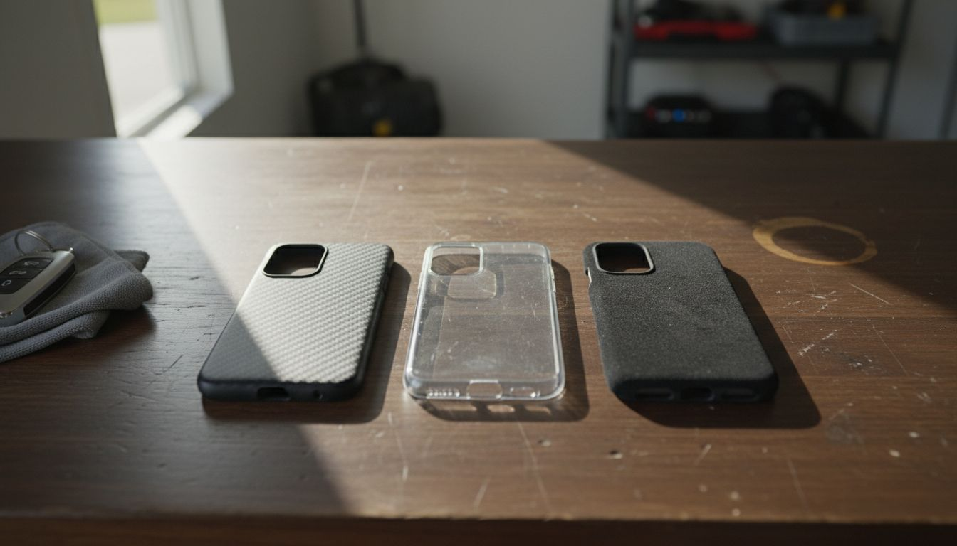 Comparing three premium phone case materials