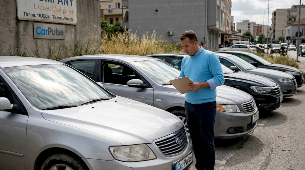 Responsabile della flotta che controlla le berline a noleggio dell'azienda