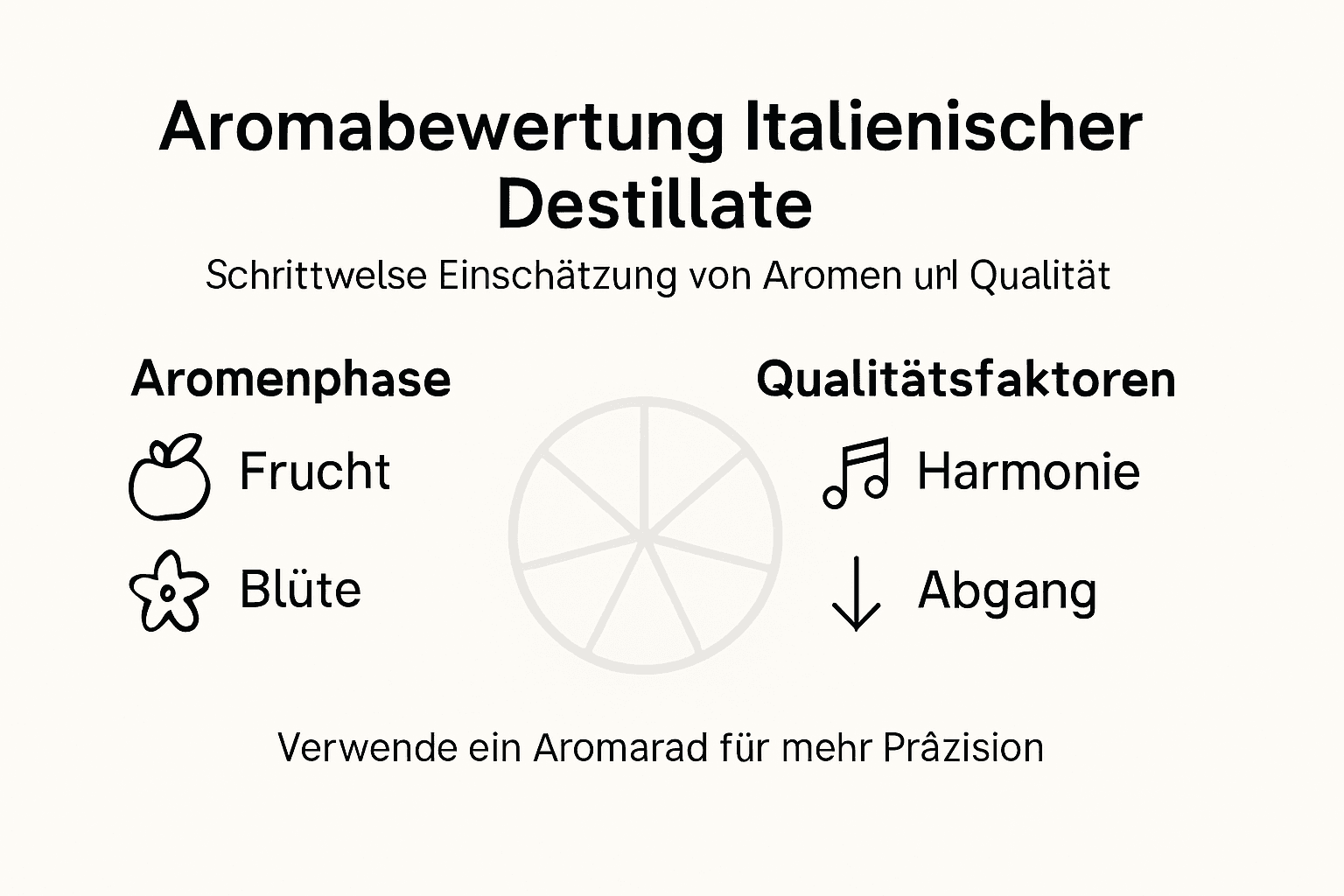 Übersicht: So werden italienische Edelbrände bewertet
