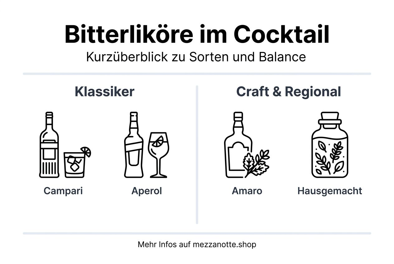 Übersicht: Bitterliköre und ihre Verwendung in Cocktails
