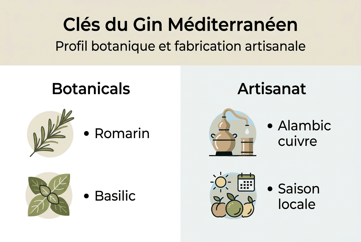 Les incontournables du gin version Méditerranée en un coup d’œil