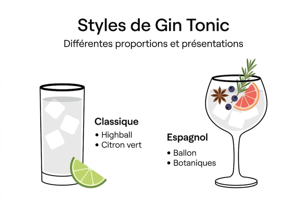 Découvrez notre infographie dédiée aux différentes façons de savourer le gin tonic : styles, variantes et inspirations pour tous les goûts.