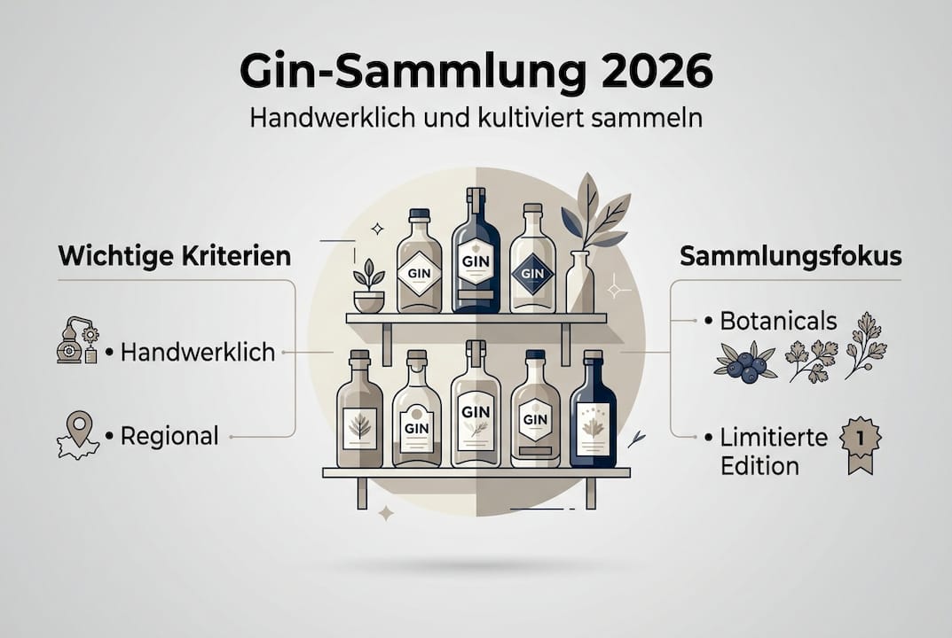 Infografik: So wählst du die richtigen Gins für deine Sammlung aus