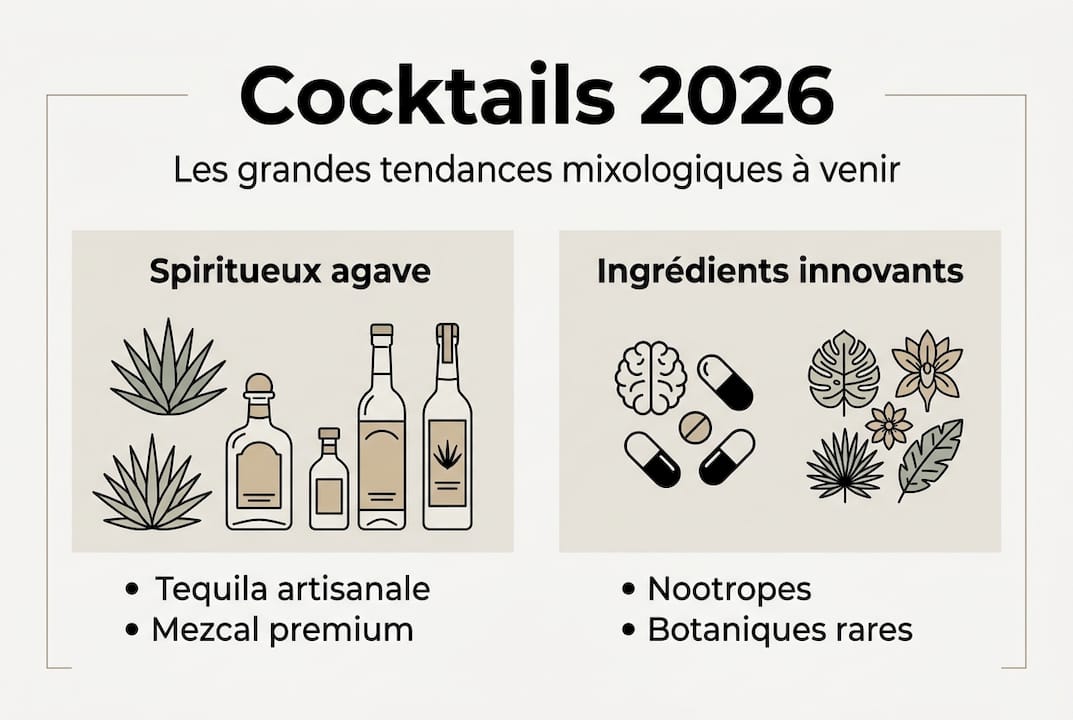 Présentation des grandes tendances cocktails en 2026 : les catégories incontournables à suivre