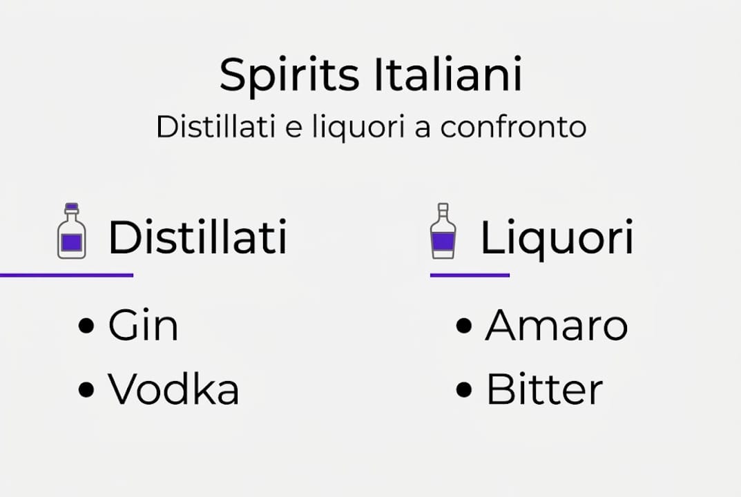 Infografica: tutto quello che c’è da sapere sui principali distillati italiani