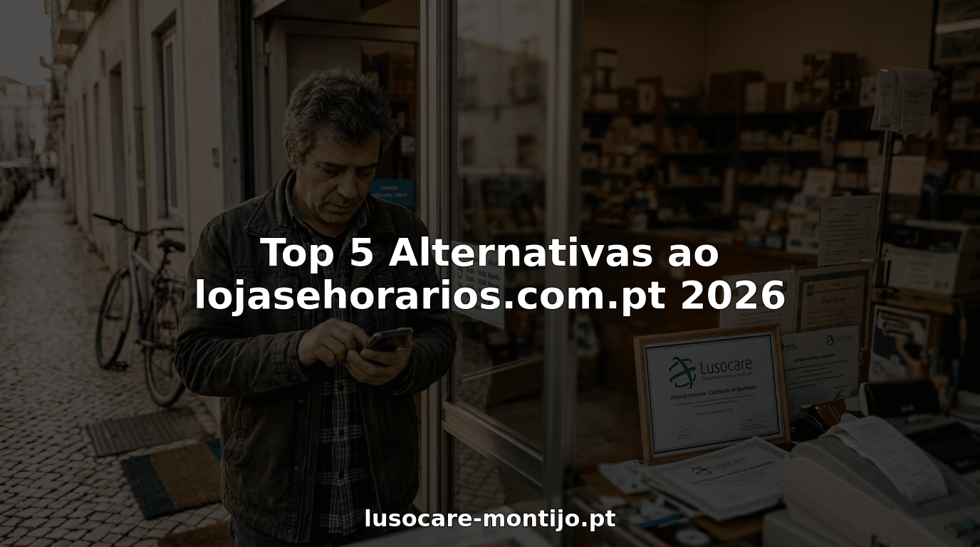 Dono de uma loja nos arredores de Lisboa a confirmar o horário de funcionamento à porta do estabelecimento.