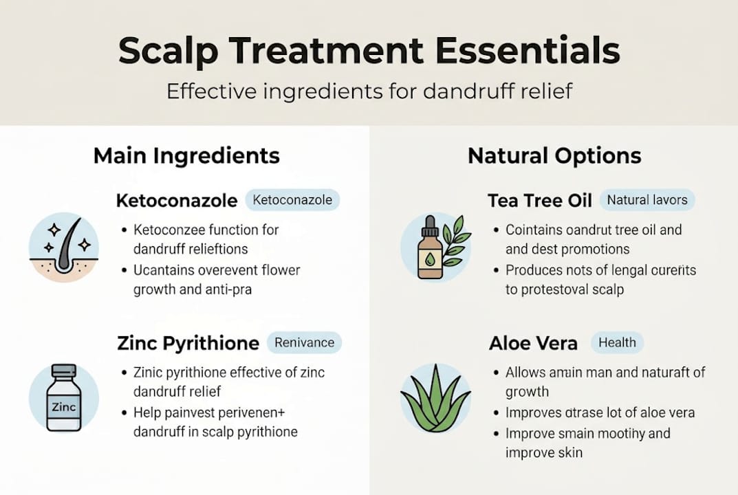 Infographic about scalp treatment essentials