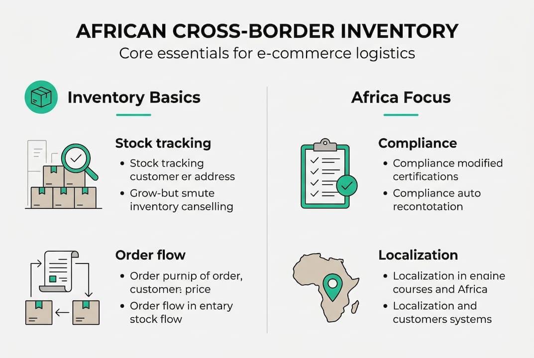 Infographic with inventory and Africa focus essentials