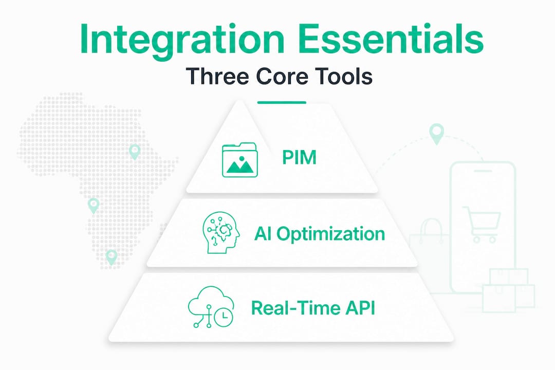 Infographic pyramid of integration tool essentials