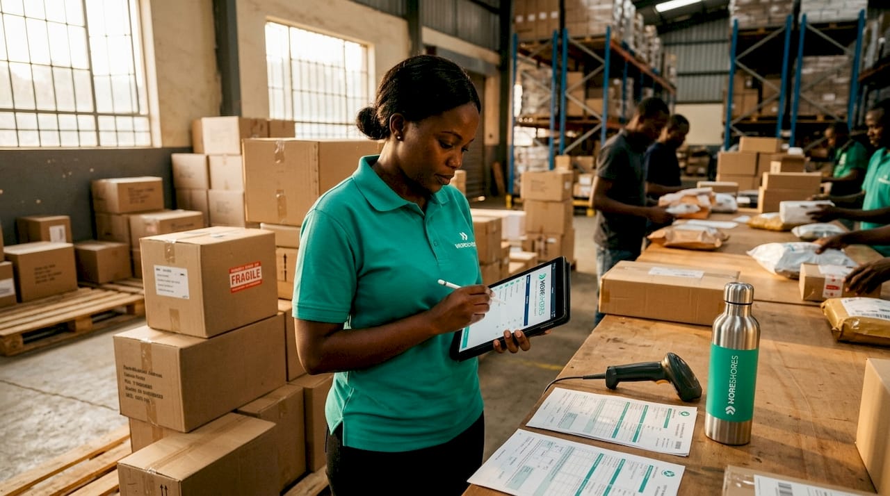 E-commerce coordinator in Nairobi customs office