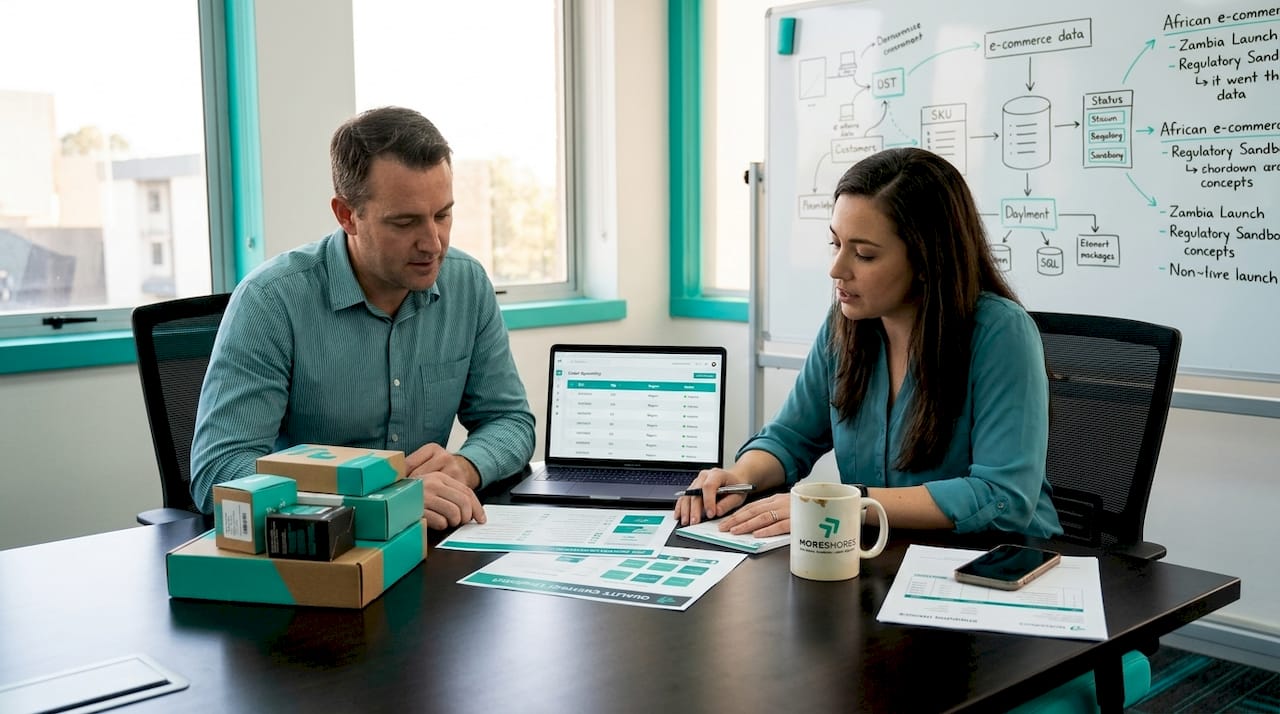 Team reviews supplier samples and quality checklist