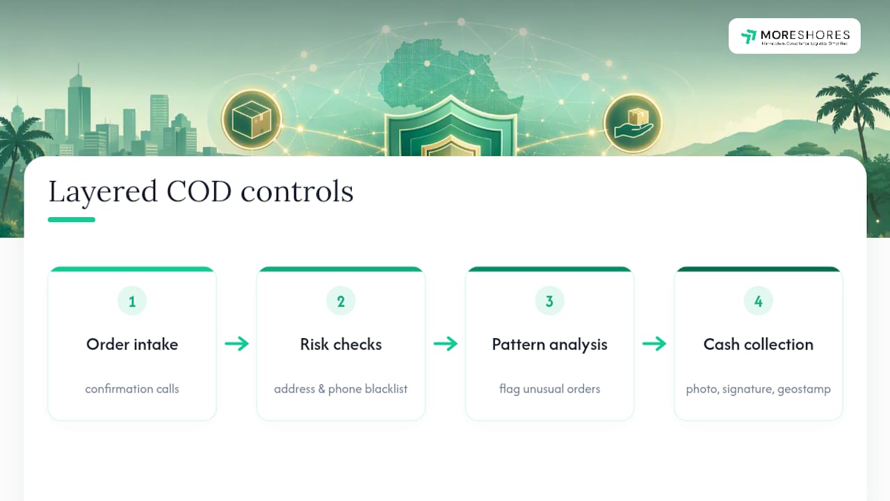 Layered controls for COD fraud prevention