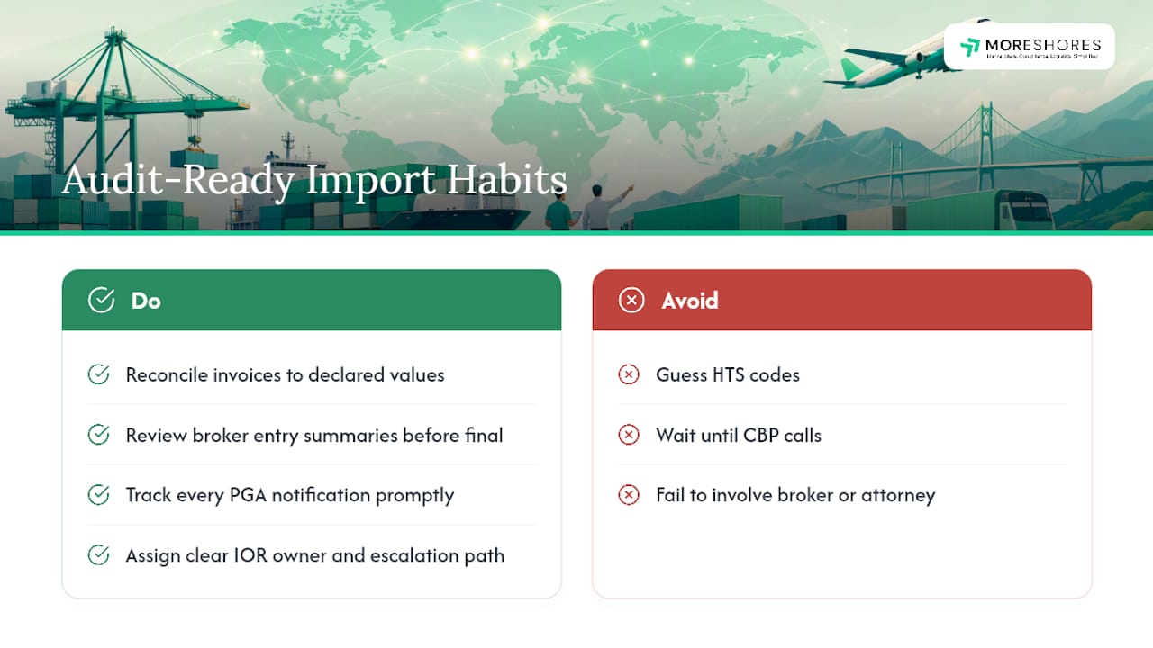 Keeping Your Import Program Audit-Ready — overview diagram