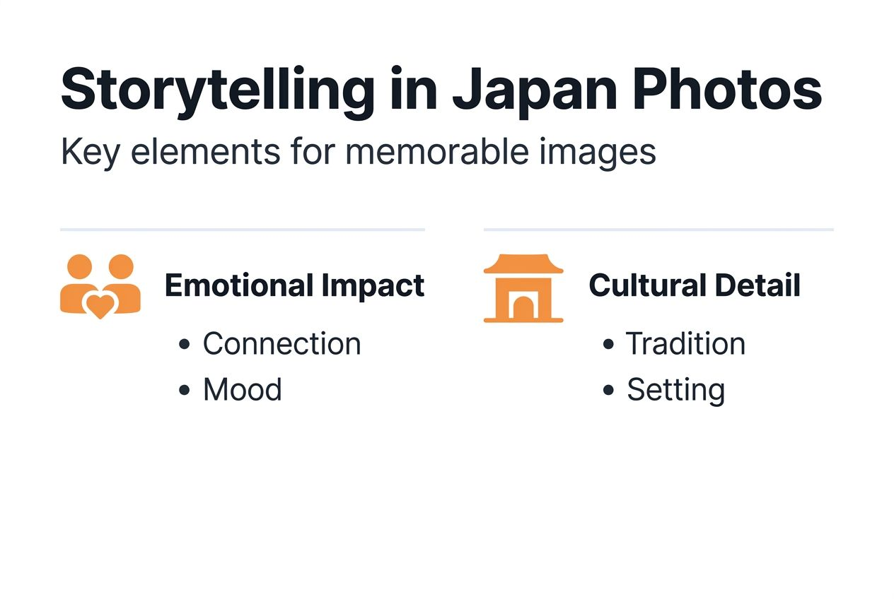 Infographic with emotional and cultural photo tips