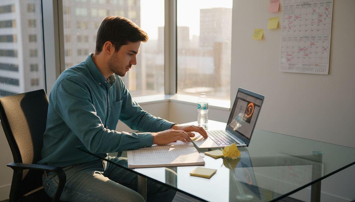 Person reconciling blockchain transaction records