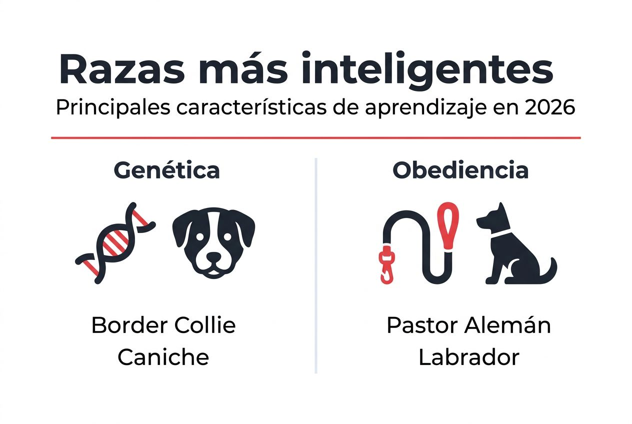 Guía visual de las razas de perros más inteligentes