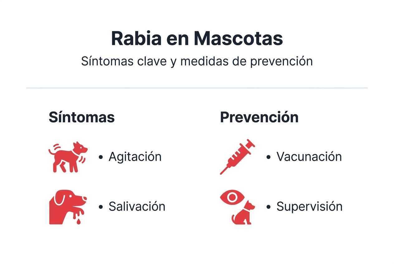 Guía visual sobre la rabia en mascotas y cómo prevenirla