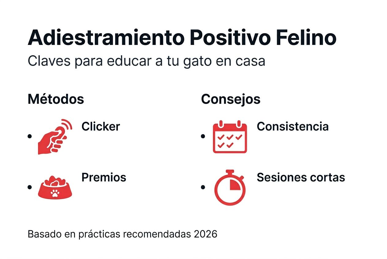 Infografía: Técnicas efectivas y amables para educar a tu gato
