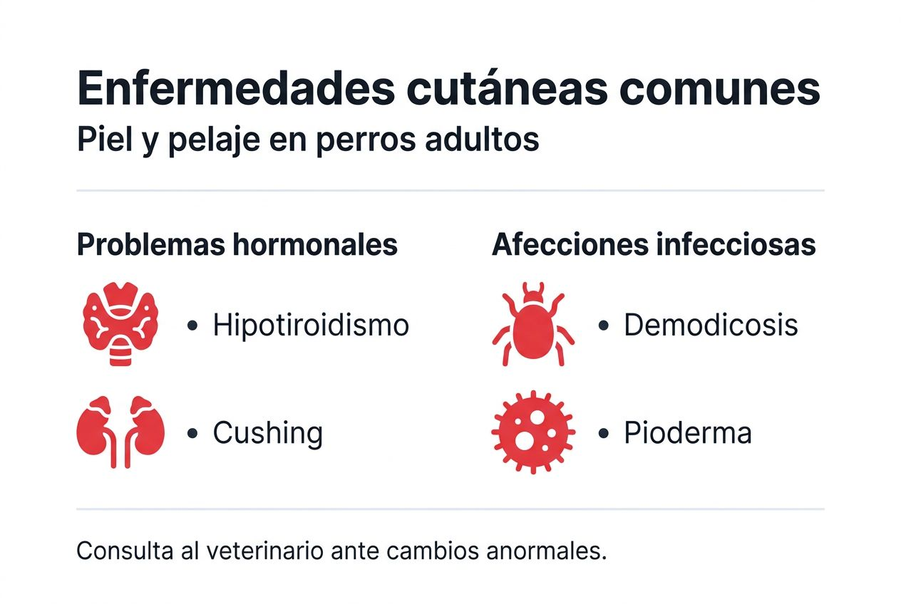 Guía visual sobre las afecciones más frecuentes en la piel de los perros