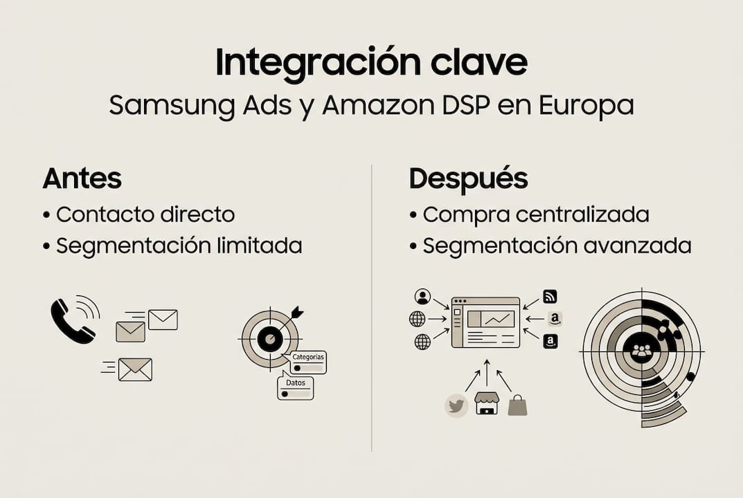 Infografía que muestra cómo ha cambiado la integración: antes vs. ahora